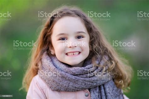 Portrait Of A Preschool Girl Stock Photo Download Image Now Autumn