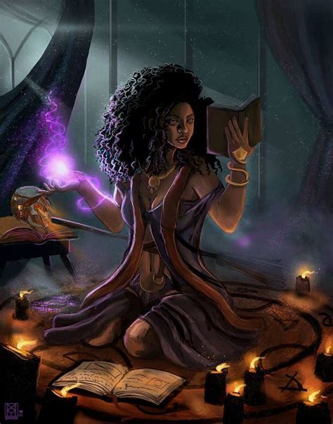 Digital Painting Inspiration Art Black Love Black Magic Character