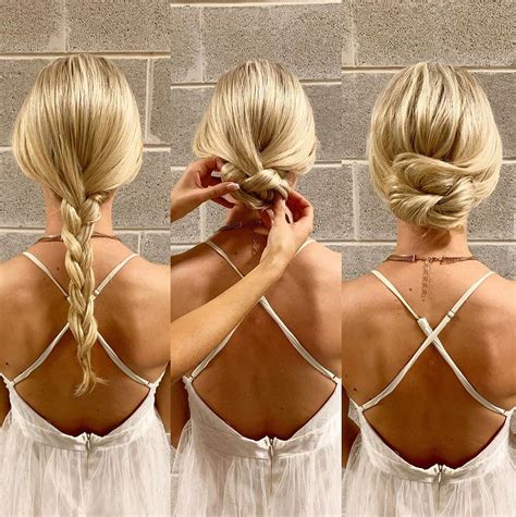 There have been so many bridal buns, chignons, braided, twisted, and. Simple Hairstyle Picture - 15 Easy And Simple Hairstyles ...