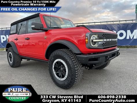 2023 Ford Bronco Badlands For Sale In Grayson Ky Vin 1fmee5dp2plc10955