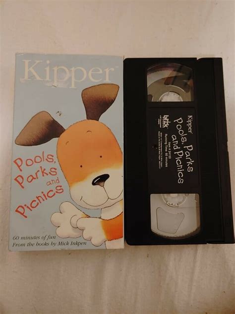 Kipper Lot Of 2 Pools Parks And Picnics Cuddly Critters Vhs 2001