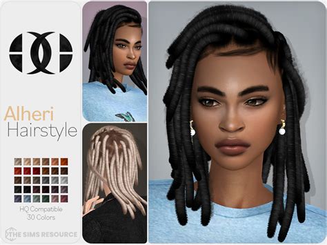 The Sims Resource Alheri Hairstyle
