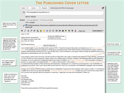 Penulisan cover letter sudah tidak lagi harus selalu dikirim lewat jasa pos, biasanya recruiter akan minta kamu menyertakan cover letter di badan email. How to Write a Cover Letter: Book-Job Boot Camp, Week 1 ...