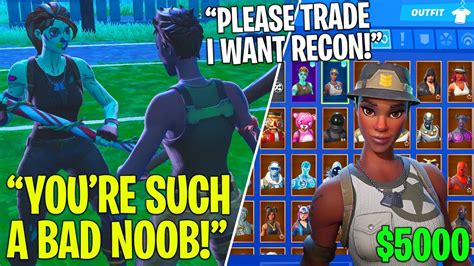 I got the recon expert in fortnite chapter 2, season 1 also fortnite chapter 2, season 2 using a fortnite glitch & works on the ps4, xbox one, pc, nintendo switch & mobile devices ios + android in 2020. I Pretended I was a DEFAULT Skin, Then Showed My RECON ...