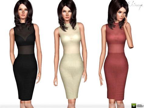 The Sims Resource Bandage Mesh Dress