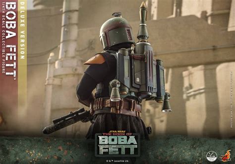 boba fett deluxe version hot toys star wars the book of boba fett 1 4th scale collectible figure