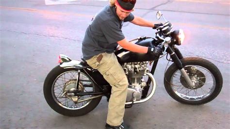 Due to the aerodynamic design and weight chamber average casting distances of 30 to 40 yards can. CB450 Bobber - YouTube