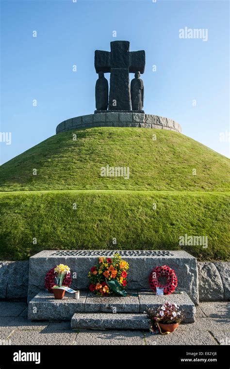 Monument At The La Cambe German Second World War Military Cemetery