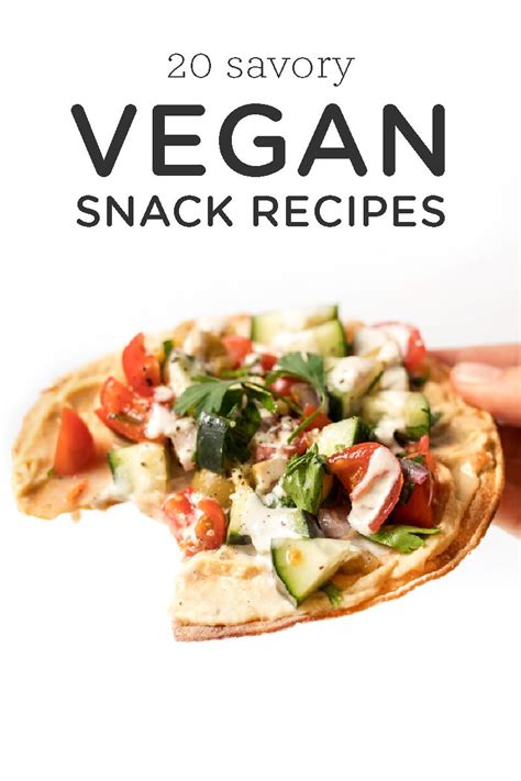 20 Savory Vegan Snack Recipes | Quick healthy snacks ...