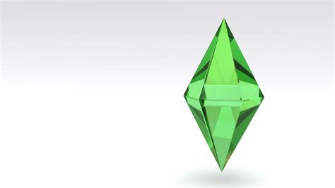 Fanart The Sims Plumbob In Glorious 3d More In The Comments Thesims