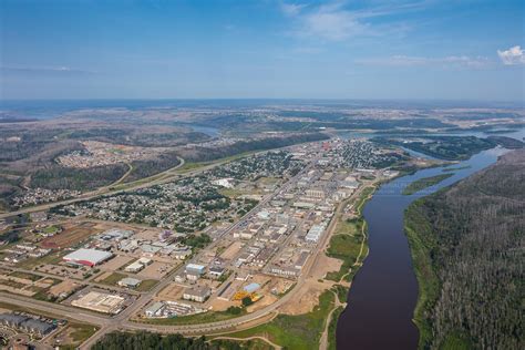 Aerial Photo Fort Mcmurray Alberta