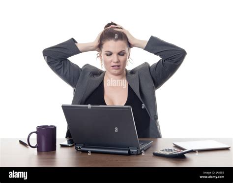 Stressed Worker Pulling Hair Hi Res Stock Photography And Images Alamy