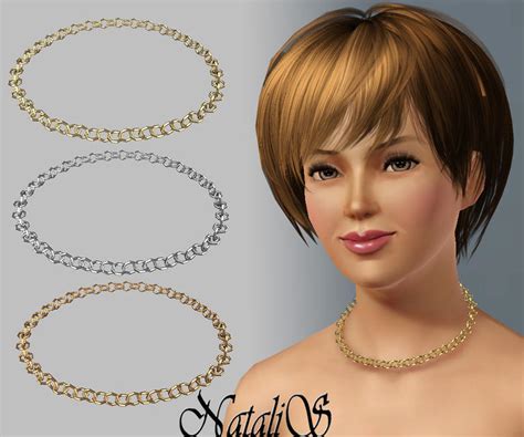 The Sims Resource Natalis Chain Necklace Ft Fa