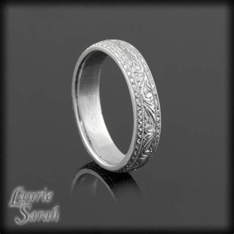 I have an idea, but i was hoping to get a few more ideas. My absolute fave man's wedding band ever, courtesy of Laurie Sarah Designs! | Wedding bands ...