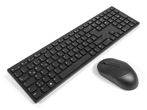 Dell Km5221w German Pro Wireless Keyboard And Mouse Combo Bundle