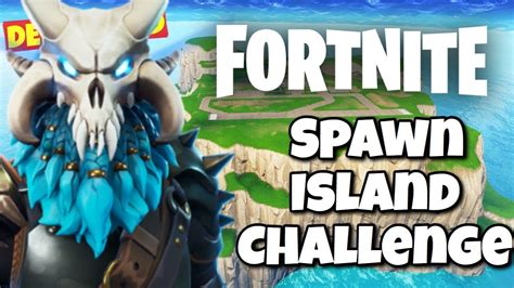 Spawn Island Challenge Fortnite Battle Royale Youtube