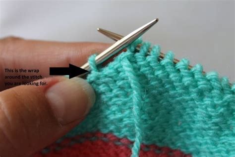 ~ How To Work The Wrap And Turn Wandt ~ Wrap And Turn Knitting