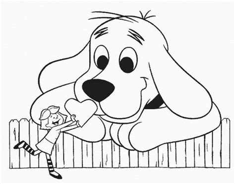 Clifford The Big Red Dog Coloring Pages At Free