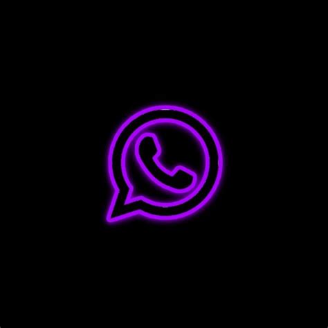 Icono De Whatsapp Morado ︎ App Icon Ios App Icon Wallpaper Iphone Neon