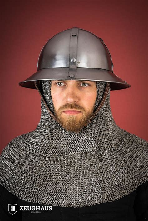 13th Cent Kettle Hat Helmet 16 Mm Polished