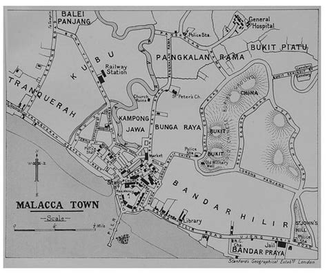 Malacca Map Map Of Malacca 1914 Thebluesdude Flickr
