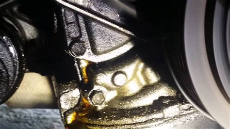 Toyota Camry Oil Pump Leak 22l Youtube