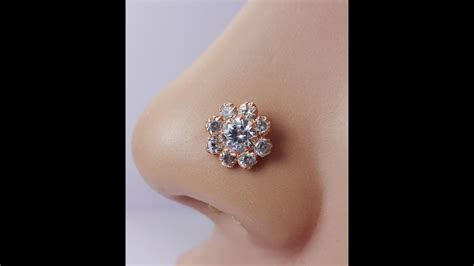 Diamond Nose Stud For Wedding Diamond Jewellery Nose Pin For Women