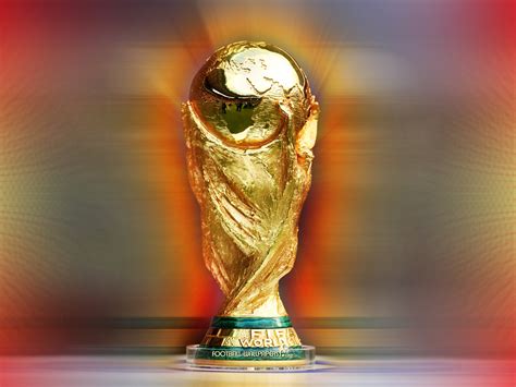 Red Glow World Cup Trophy Hd Wallpapers