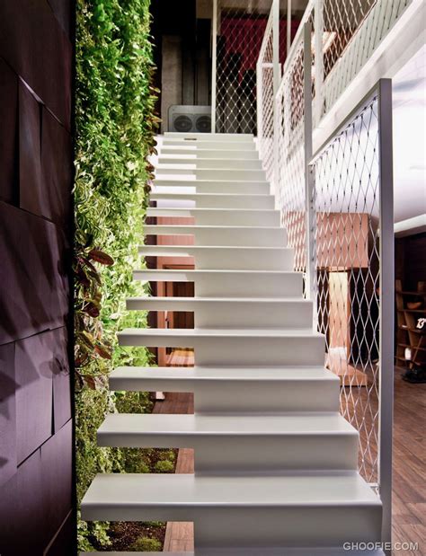 Modern White Floating Open Staircase Interior Design Ideas