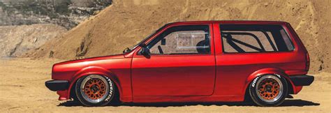 Bagged Volkswagen Polo Mk2 Breadvan Running 200bhp Tuned Supercharged