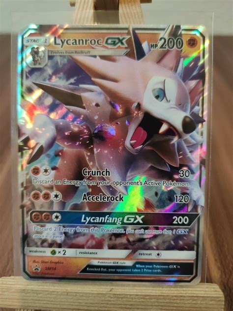 Mavin Lycanroc Gx Sm14 Holo Ultra Rare Promo Pokemon Card