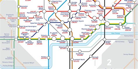 The London Underground Map Of Salaries Indy100