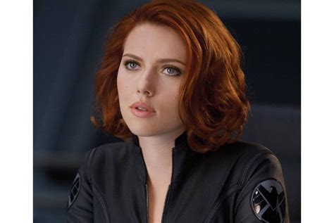 Scarlett Johansson Ginger Make Up Scarlett Johansson Red Hair Black