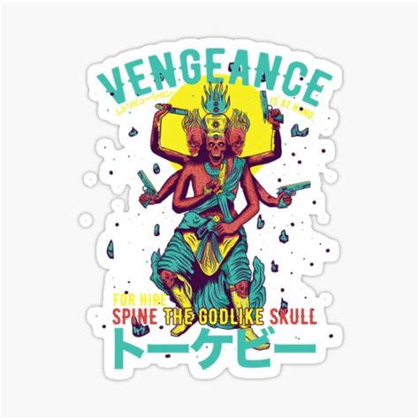 Tokebi God Skull Sticker For Sale By Vikentdamira Redbubble