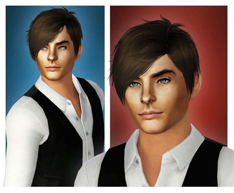 Zac Efron Sims 3 Sims 3 Celebrities Male Celebs Zac Efron Youtubers
