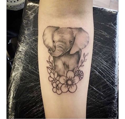 Sint Tico Tatuagem Feminina Elefante Bargloria