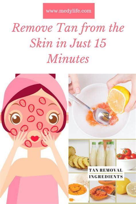 How To Remove Tan From The Skin In Just Minutes