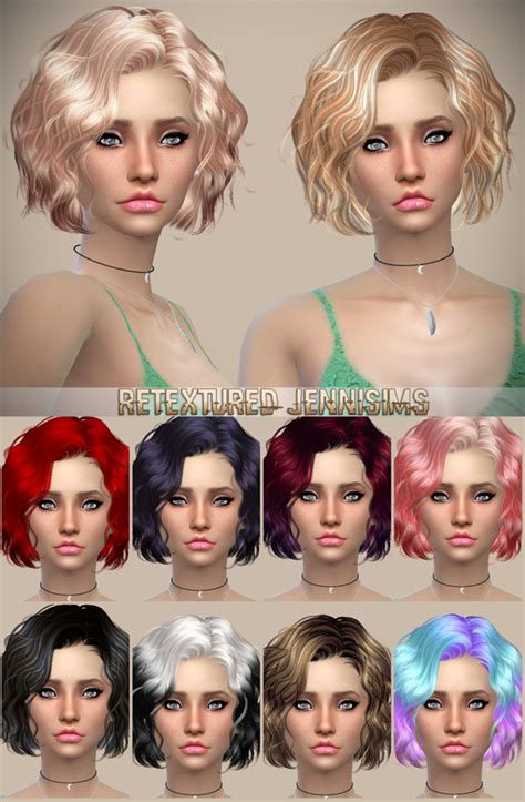 My Sims 4 Blog Newsea And Butterflysims Hair Retexture By Jennisims