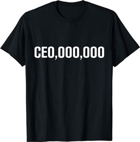Ceo 000 000 Or Ceo Ooo Ooo Men Entrepreneur T Shirt Clothing