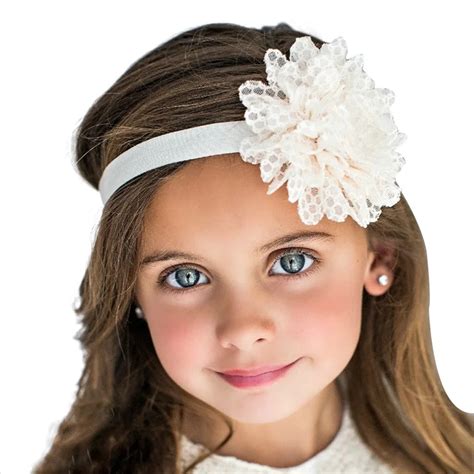 Jrfsd Fashion Flower Headband Girls Hair Bands Elastic Hair Accessories