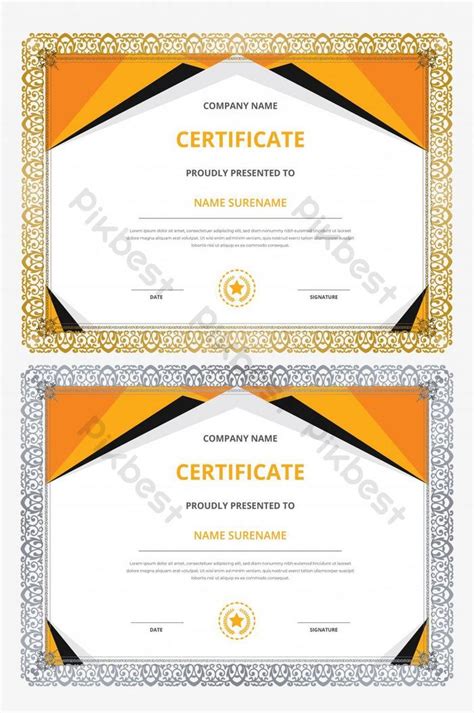 Download all 1,862 certificate graphic templates unlimited times with a single envato elements subscription. sertifikat penghargaan desain template penghargaan desain ...
