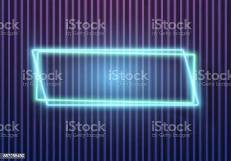 Vector Neon Frame Icon Vintage Neon Sign Stock Illustration Download