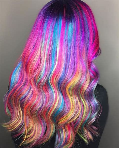 38 Cute Rainbow Hairstyles Ideas Will Want Copy Now Fashionmoe Hair Styles Hair Color