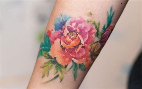 Peony Flower Tattoo Color Meaning Sevilla Lanueva
