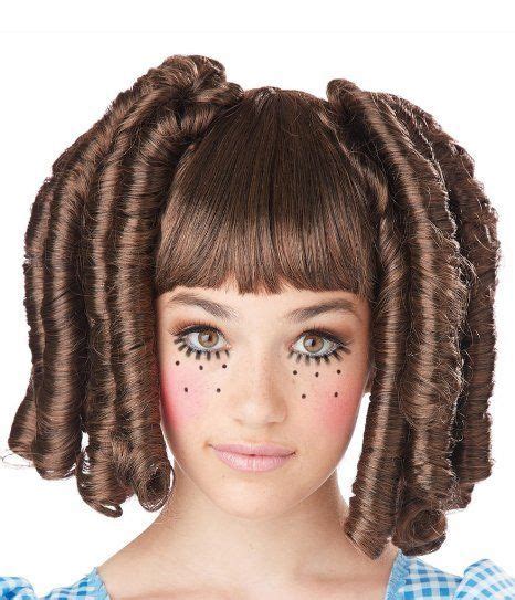 Amazon Com Baby Doll Curls With Bangs Wig Costume Accessory Clothing