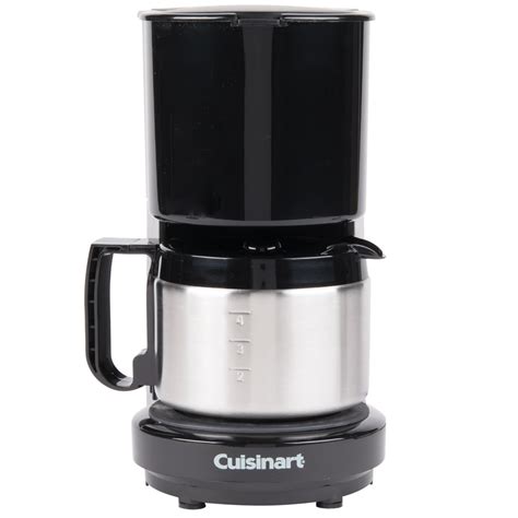 Conair Cuisinart Wcm08b 4 Cup Coffee Maker Black With Stainless Steel