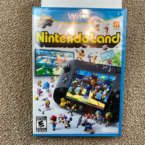 Nintendo Land Wii U New Factory Sealed Game Disc Mario Nintendoland