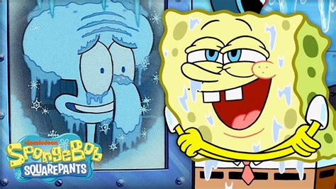 Freakiest Moments In The Krusty Krab Freezer 🥶 Spongebob Youtube