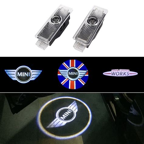 2pcs Led Welcome Projector Logo Ghost Shadow Car Door Light Under For