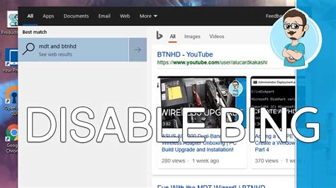 Disable Bing Search In Windows 10 Start Menu Youtube